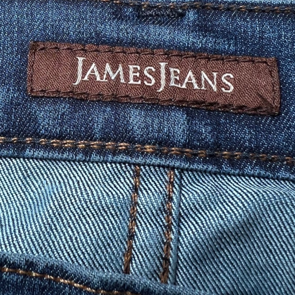 James Jeans Mens Size 29 Hunter Straight Leg Blue Jeans Denim Made in USA - Picture 6 of 14